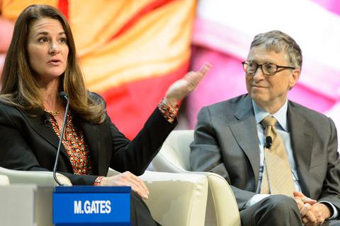 Melinda und Bill Gates werden künftig getrennte Wege gehen. Archivfoto: dpa