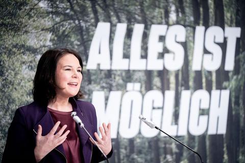 Annalena Baerbock, Bundesvorsitzende von Bündnis 90/Die Grünen. Archivfoto: dpa