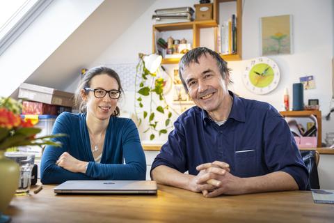 Eva-Maria Vogt und Rainer Gatz. Foto: Lukas Görlach / VRM Bild