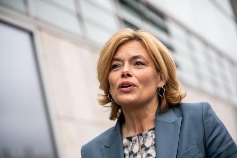 In Erklärungsnot: Julia Klöckner, Bundesministerin für Ernährung und Landwirtschaft. Foto: dpa