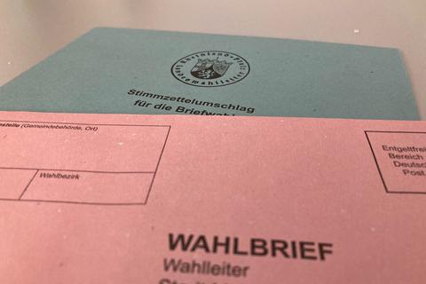 Ein Briefwahlbogen für die Bundestagswahl am 26. September 2021. Foto: Denise Frommeyer