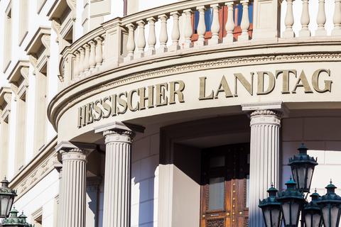 Der hessische Landtag im Wiesbadener Stadtschloss. Foto: Branko Srot