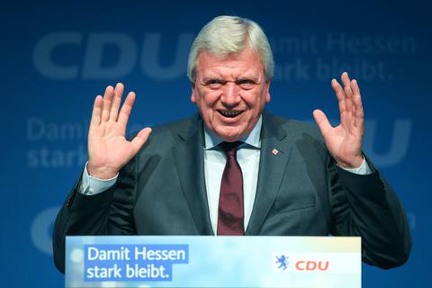 Hessens Ministerpräsident Volker Bouffier. Foto: dpa