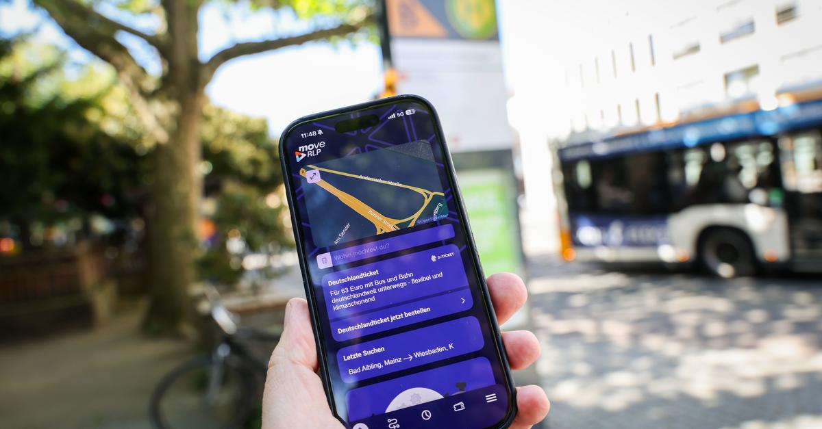 New app “moveRLP” bundles public transport in Rhineland-Palatinate