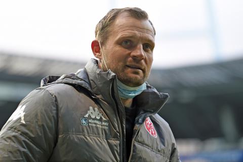 Mainz 05-Trainer Bo Svensson. Archivfoto: dpa