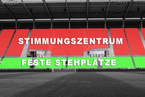 Mainz Lokales / Möglicher Umbau Opel Arena loot-Rheinland-Pfalz-Tribüne