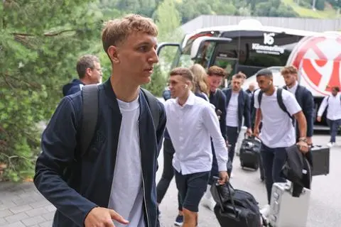 Nach der U21-Europameisterschaft auch wieder dabei bei Mainz 05. Stürmer-Talent Nelson Weiper.