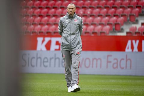 Jan-Moritz Lichte, Trainer Mainz 05.  Foto: Lukas Görlach / VRM Bild