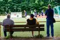 Dorfverein trifft Bundesligaclub: Die Haynaer schauen gerne beim Training der Lilien zu. SV 98-Fans sind auch da.