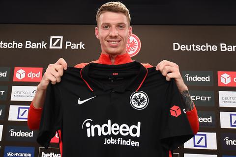 Kristijan Jakic, Neuzugang von Eintracht Frankfurt, soll die Defensive der Hessen stabilisieren.  Foto: Jan Hübner