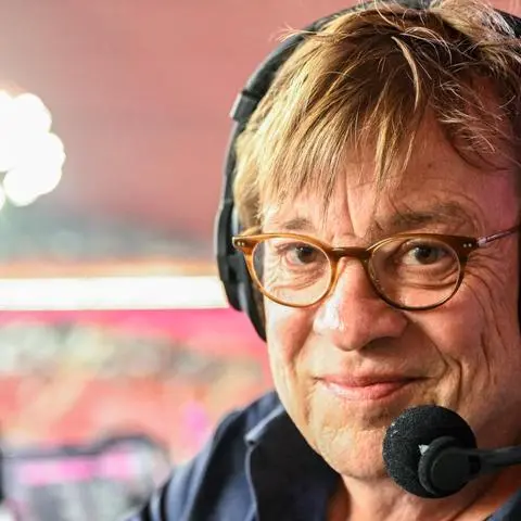 Beim WM-Halbfinale zwischen Frankreich und Marokko zum letzten Mal am ZDF-Mikro: Kommentator Béla Réthy.