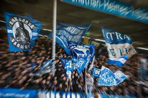 Der Jubel war groß bei den Lilien-Fans nach dem Erfolg gegen Braunschweig.