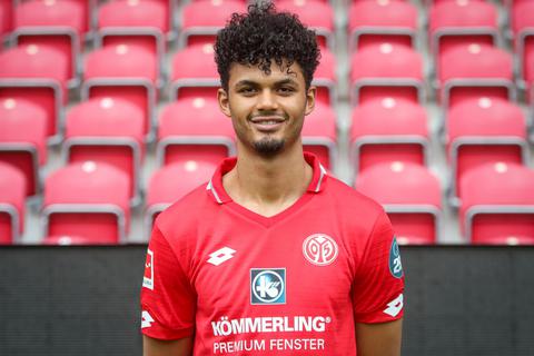 Aaron Seydel, hier noch im Trikot von Mainz 05, trägt in der Spielzeit 2020/21 das Trikot der Lilien. Foto: Lukas Görlach 