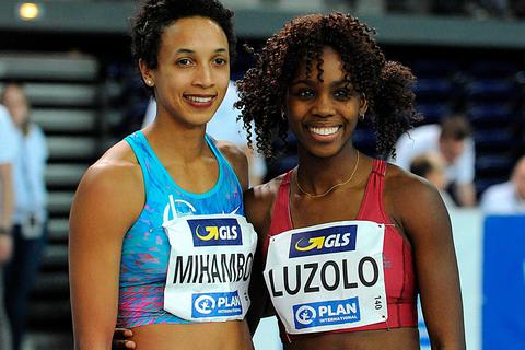 Maryse Luzolo vom Königsteiner LV (rechts) tritt am Wochenende gegen Weitsprung-Weltmeisterin Malaika Mihambo (links) an. Archivfoto: kie 