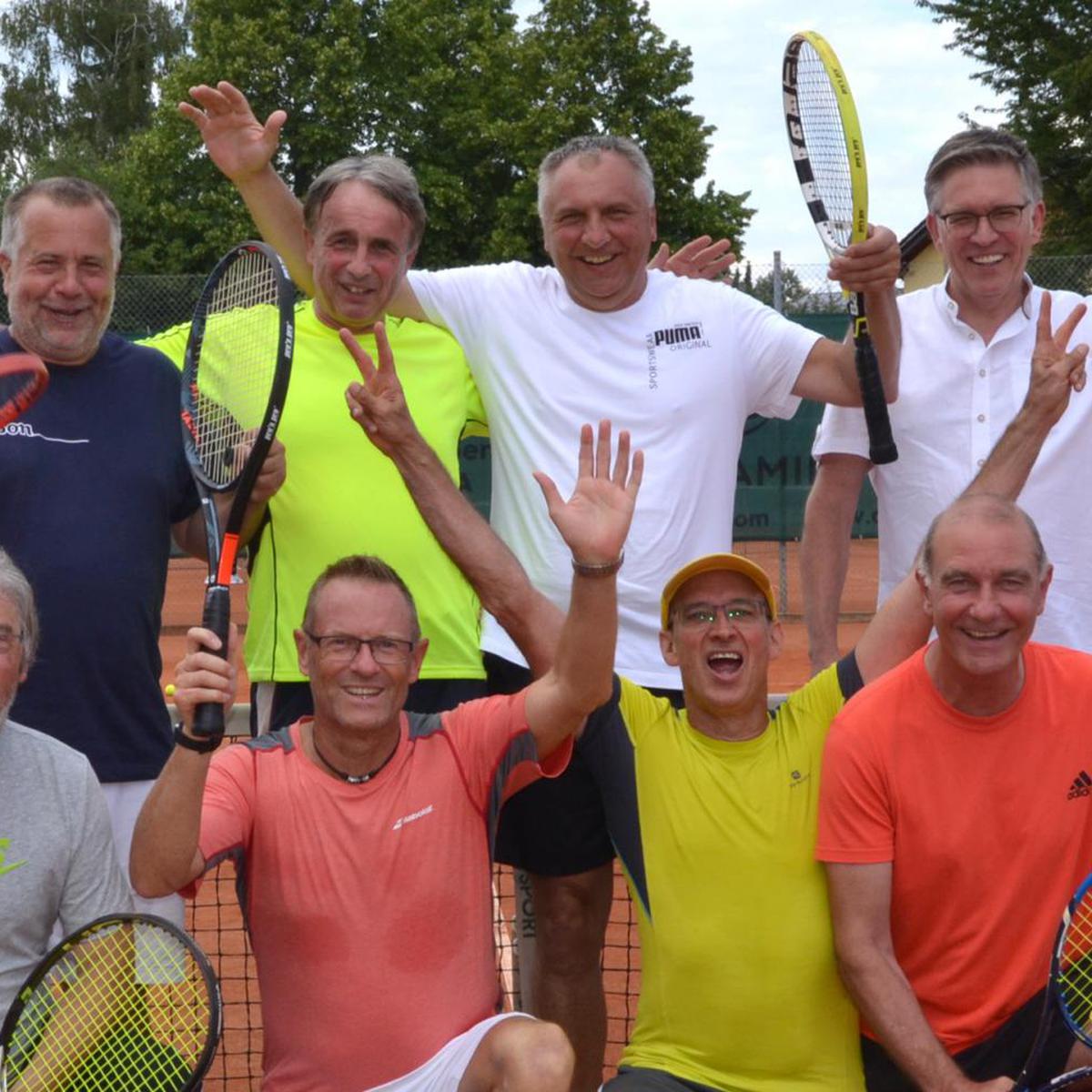 Hackenheimer Tennis-Herren 55 gewinnen Verbandsliga-Titel
